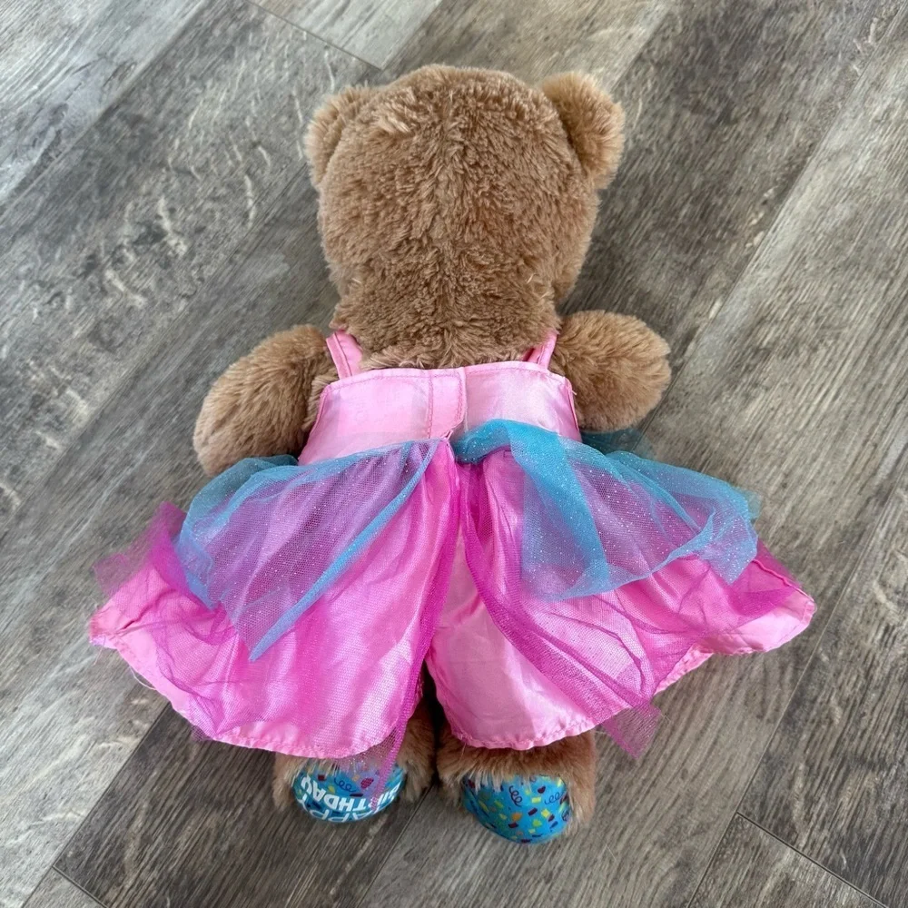 Build-A-Bear BallerinaSequins Dress - Happy Birthday Edition w/Lights Teddy Bear